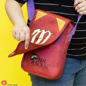 NWT ahhh real monsters messenger bag